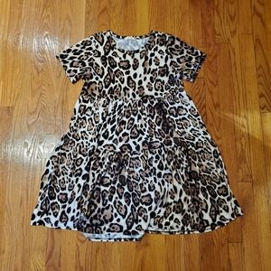 Leopard baby doll dress. Crazy soft, size small, super stretchy, southwest vibes